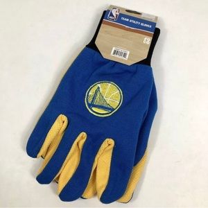Golden State Warriors NBA Team Utility Gloves w/Sports Logo!